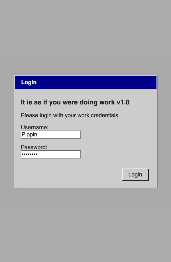It is as if you were doing work (2017-07-04) - Web It is as if you were doing work Cover Art