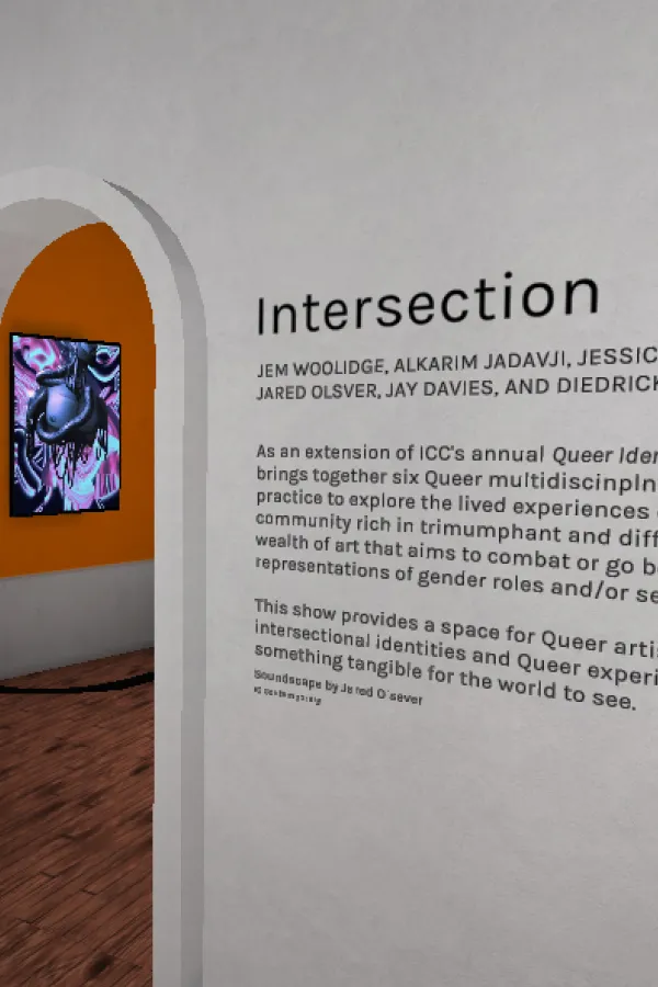 Intersection, Digital Group Exhibition Cover Art